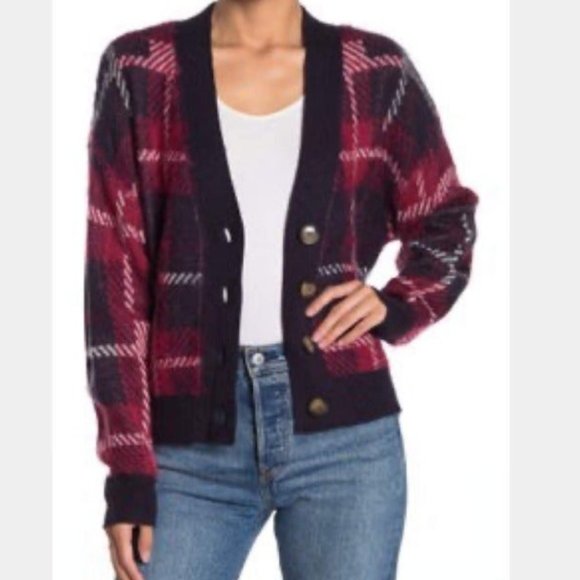 Oversized Plaid Sweater | Plus Size XXL - Picture 1 of 8